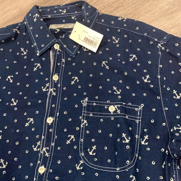 🚨NWT🚨What Goes Around Comes Around Button Down - Picture 4 of 6